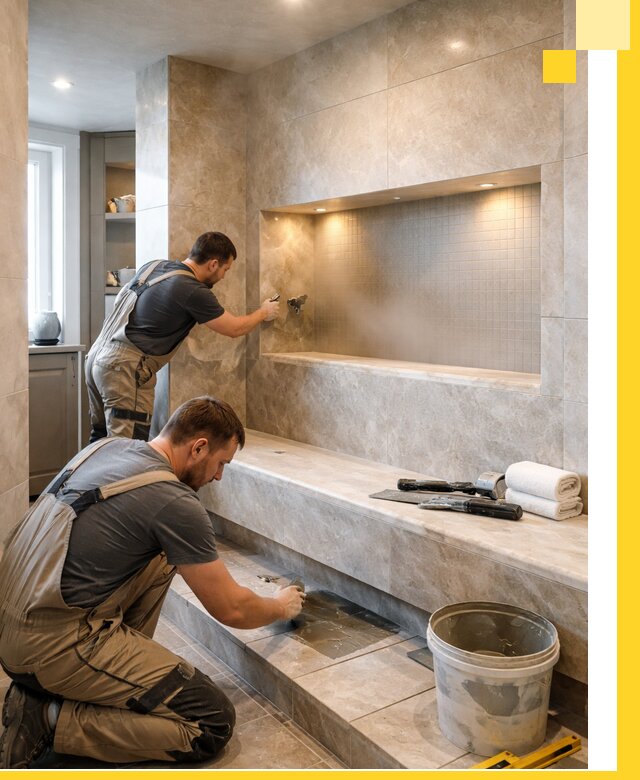 Профессиональное строительство хамама в квартире в Сердобске