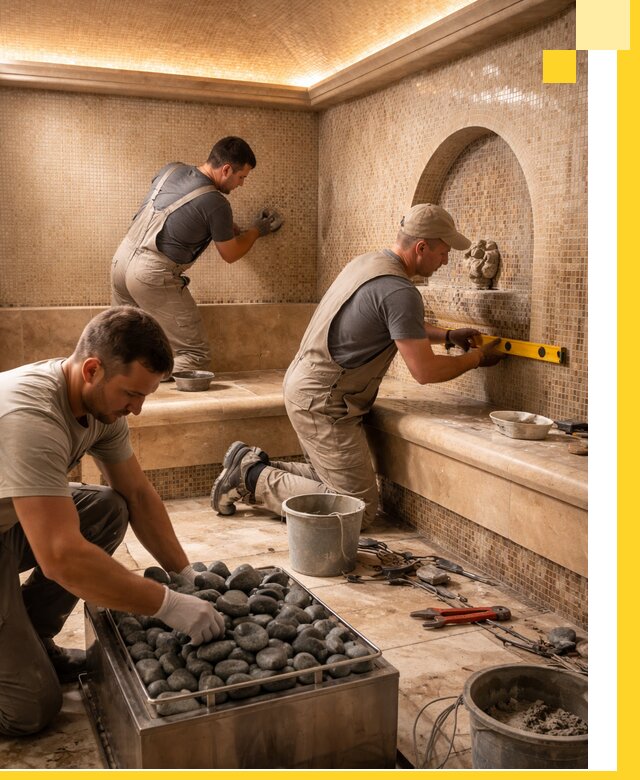 Проектирование и строительство хамама и сауны в Сердобске