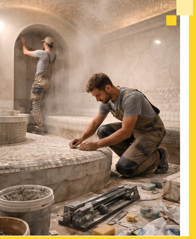 Профессиональный дизайн хамама и SPA под ключ в Сердобске