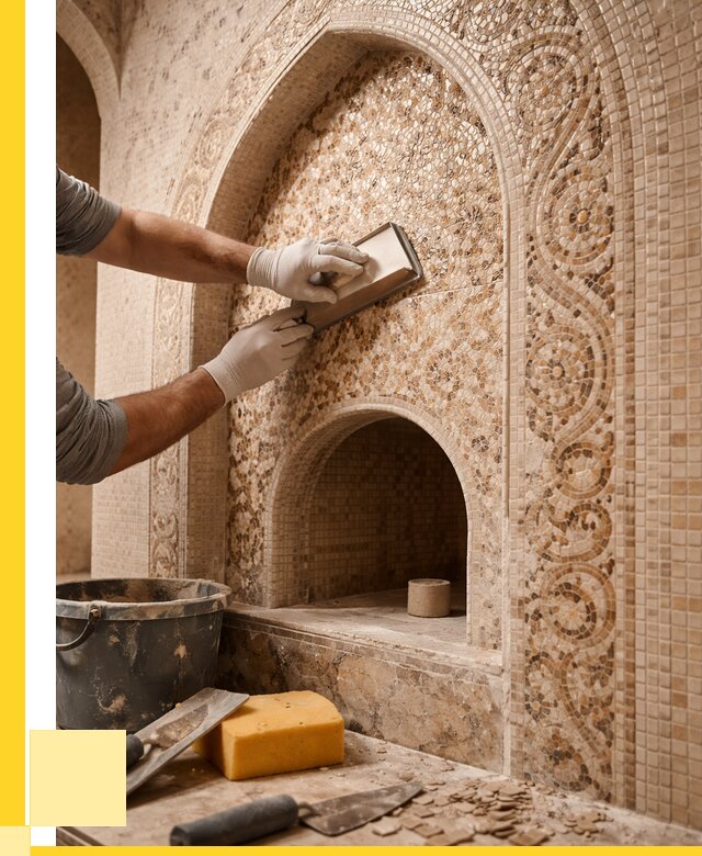 Мозаика для хамама в Сердобске под ключ от 5056 р. | ЭриданСрд