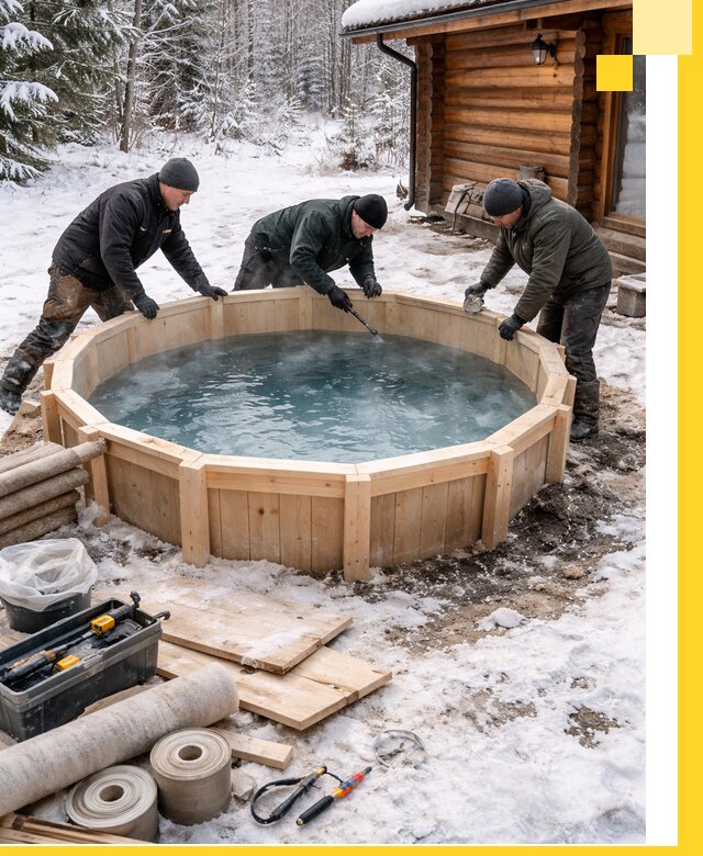 Изготовление и установка ледяных купелей под ключ в Сердобске