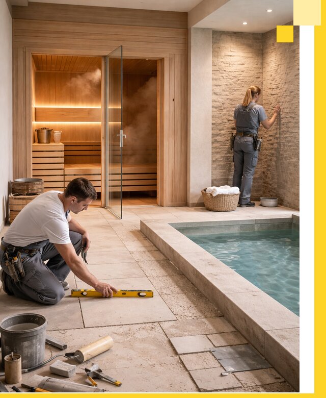 Комплексный дизайн и отделка интерьеров SPA под ключ в Сердобске